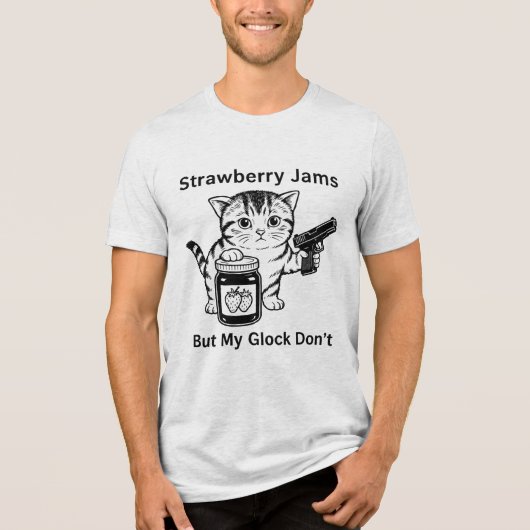 ADHD Humor Meme – Can You Repeat The Part Tri-Blend Shirt (Voorkant)