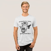 ADHD Humor Meme – Kun Je Het Deel Herhalen Tri-Blend Shirt (Voorkant volledig)