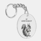ADHD HUMOR SLEUTELHANGER (Voorkant Links)