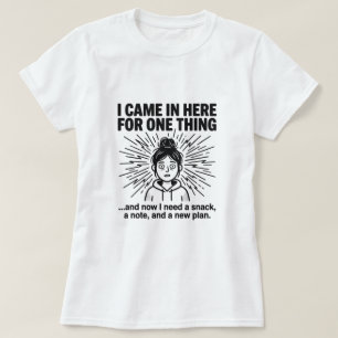 ADHD Humor T-shirt, Herkenbare Neurodivergente Mem T-shirt
