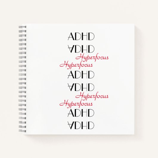 ADHD Hyperfocus Bullet Journal Notitieboek (Voorkant)