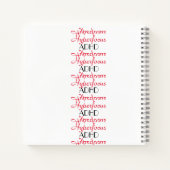 ADHD Hyperfocus Bullet Journal Notitieboek (Achterkant)