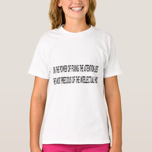 ADHD In de kracht om de aandacht te herstellen T-shirt (Voorkant)