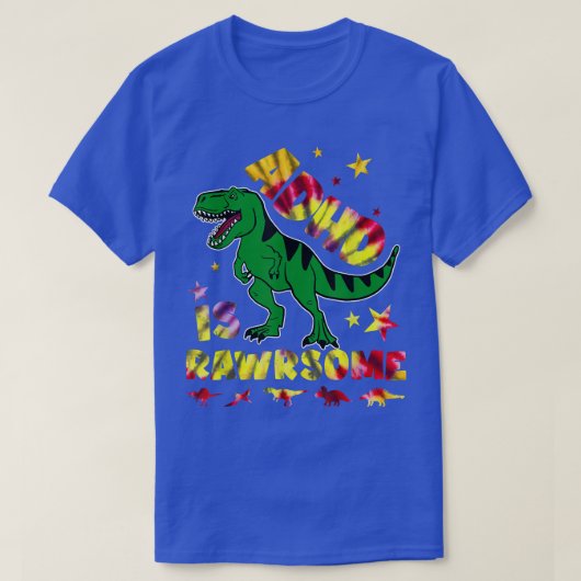 ADHD Is Awesome Boys Girls ADHD Awareness Dinosaur T-shirt (Design voorkant)
