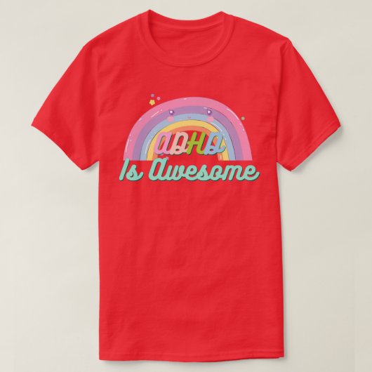 ADHD is Geweldige geluid 3 T-shirt (Design voorkant)