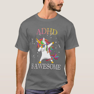ADHD is Geweldige Unicorn Dapping T-shirt