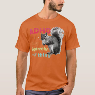 ADHD is Geweldige vierkant Retro T-shirt