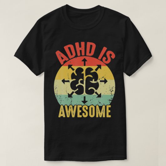 adhd is geweldige voor kind t-shirt (Design voorkant)