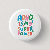 ADHD is mijn Superpower Fun Bubble Letters Kleurri