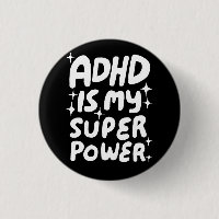 ADHD is mijn Superpower Fun Bubbleletters Zwart Wi
