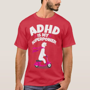 ADHD is Mijn Superpower Llama T-shirt