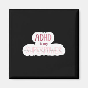 ADHD is mijn Superpower Sticker Magneet