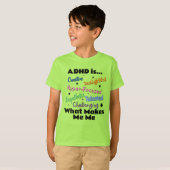 ADHD is... T-shirt voor jongens (Voorkant volledig)