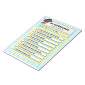 ADHD KIds Daily Checklist  Notitieblok (Schuin)