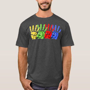 ADHD-kleurig T-shirt