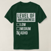 ADHD-kunstniveau voor vrouwen T-shirt (Design voorkant)