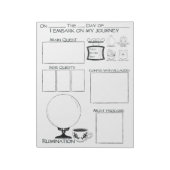 ADHD-laptop voor epic Adventure Notitieblok (Linkerzijde)