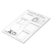 ADHD-laptop voor epic Adventure Notitieblok (Schuin)