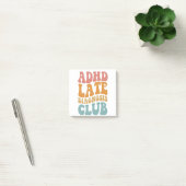 ADHD late diagnose club grappig neurodiversiteit c Post-it® Notes (Kantoor)