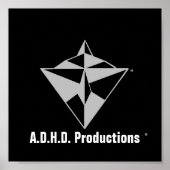 adhd logo POSTER! Poster (Voorkant)
