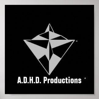 adhd logo POSTER! Poster