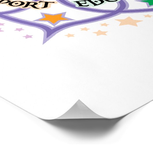 ADHD Lotus Tribal Poster (Hoek)