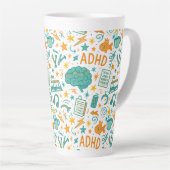 ADHD: Magisch afgeleid Latte Mok (Rechterhoek)