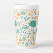 ADHD: Magisch afgeleid Latte Mok (Voorkant)