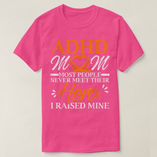 ADHD Mam ADHD Bewustmaking Emrbace Neurodiversity T-shirt (Design voorkant)