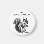 ADHD mascotte magneet (Voorkant)