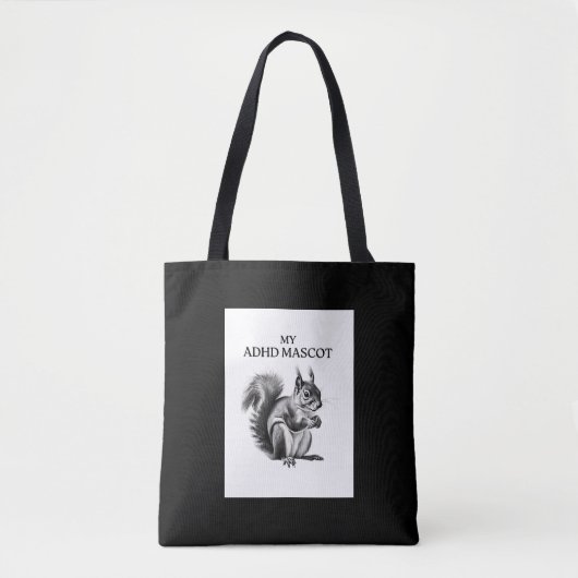 ADHD mascotte Tote Bag (Voorkant)
