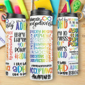 ADHD Mental Health Awareness Thermal Tumbler Thermosbeker