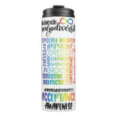 ADHD Mental Health Awareness Thermal Tumbler Thermosbeker (Voorkant)
