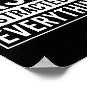 ADHD mentale gezondheidsbewustzijnsdag mannen vrou Poster (Hoek)