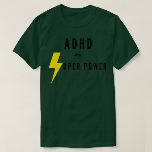AdHD mijn superkracht T-shirt (Design voorkant)