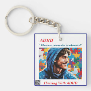 ADHD-Mok Sleutelhanger