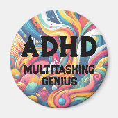 ADHD Multitasking Geniale magneet (Voorkant)