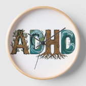 ADHD Natuur Elementen Typografie Ontwerp (Voorkant)