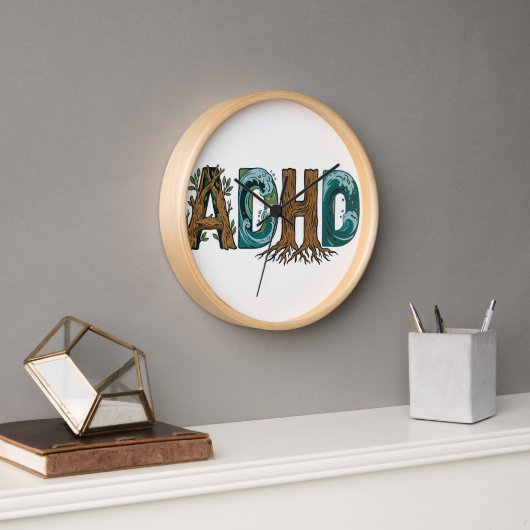 ADHD Natuur Elementen Typografie Ontwerp (Kantoor)