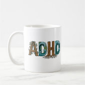 ADHD Natuur Elementen Typografie Ontwerp Koffiemok (Links)