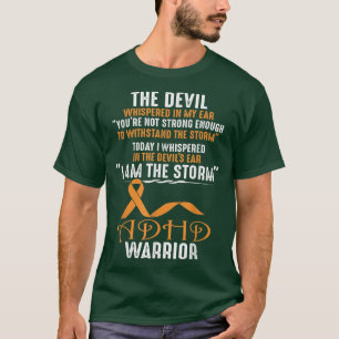 ADHD Neurodiversity Awareness I Whisperged I T-shirt