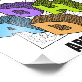 ADHD Niet alle handicaps zijn zichtbaar Foto Afdruk (Hoek)