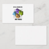 ADHD Niet alle handicaps zijn zichtbaar Visitekaartje (Voorkant / Achterkant)