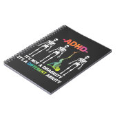 ADHD niet invaliditeit verschillend inzetbaar skel Notitieboek (Linkerzijde)