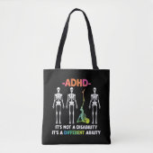 ADHD niet invaliditeit verschillend inzetbaar skel Tote Bag (Voorkant)