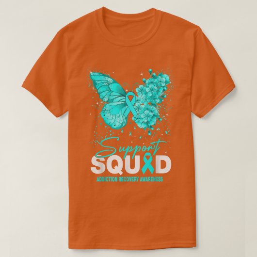 ADHD-ondersteuning voor bewustmaking Squad Butterf T-shirt (Design voorkant)