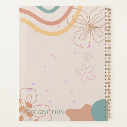 ADHD-organisatie, Planner (Achterkant)