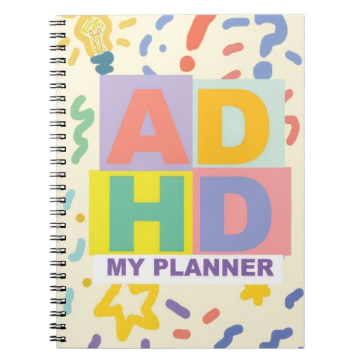 ADHD Planner-Notitieboek Notitieboek (Voorkant)