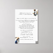 ADHD POSTER 13 juli Canvas Afdruk (Voorkant)