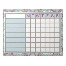 ADHD  Productivity Planner Weekly Checklist Notitieblok